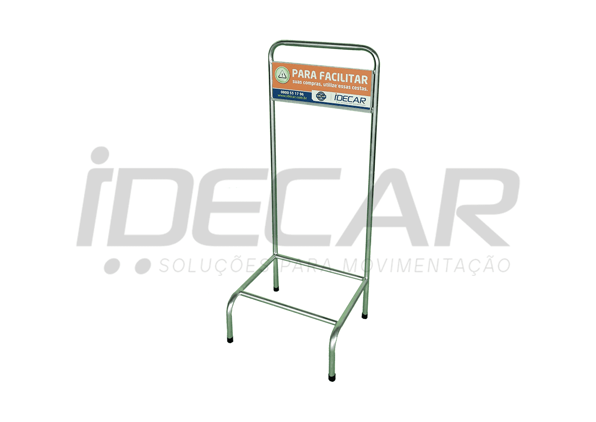 EXPOSITOR SIMPLES PARA CESTAS DE MÃO - EX080S