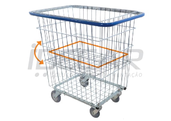 CARRINHO CONDOMÍNIO GRANDE 200 LITROS - ID335 